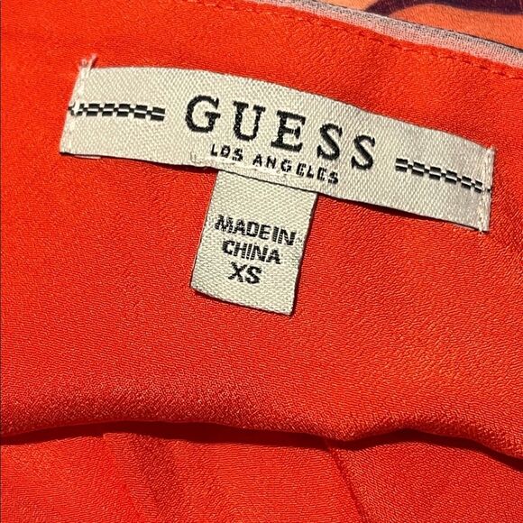 Guess Striped Orange sexy Maxi Dress with straps size extra small - Picture 10 of 13